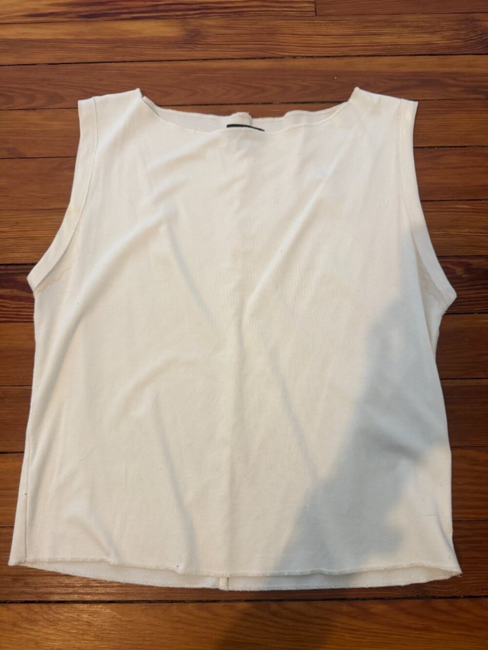 J. Crew Refined Rib Shell Tank - Ivory - Picture 2 of 5
